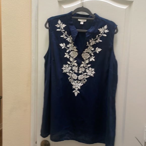 Charter Club Tops - Charter Club linen blouse.